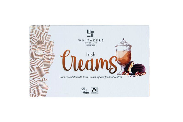 Whitakers Dark Chocolate Irish Creams Box 150g