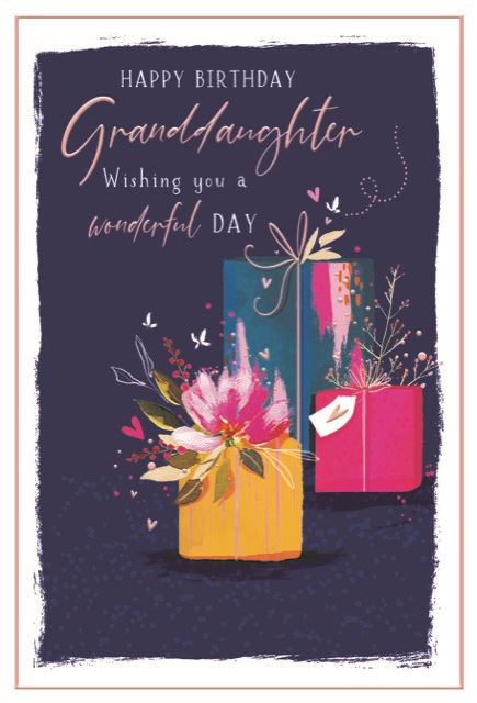 ICG Granddaughter Birthday Card