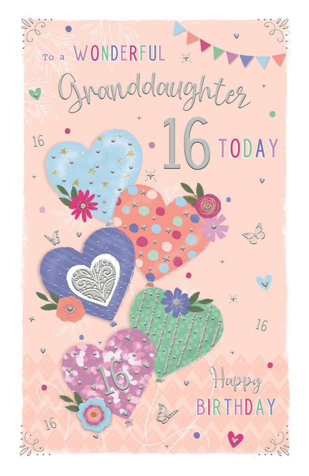 ICG Granddaughter 16th Birthday Card