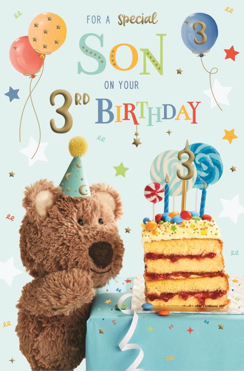 ICG Son 3rd Birthday Card