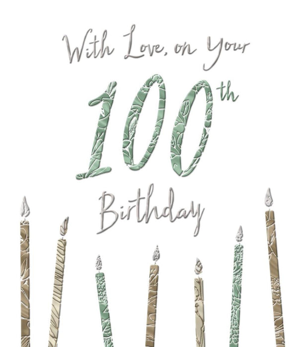 Hallmark 100th Birthday Card