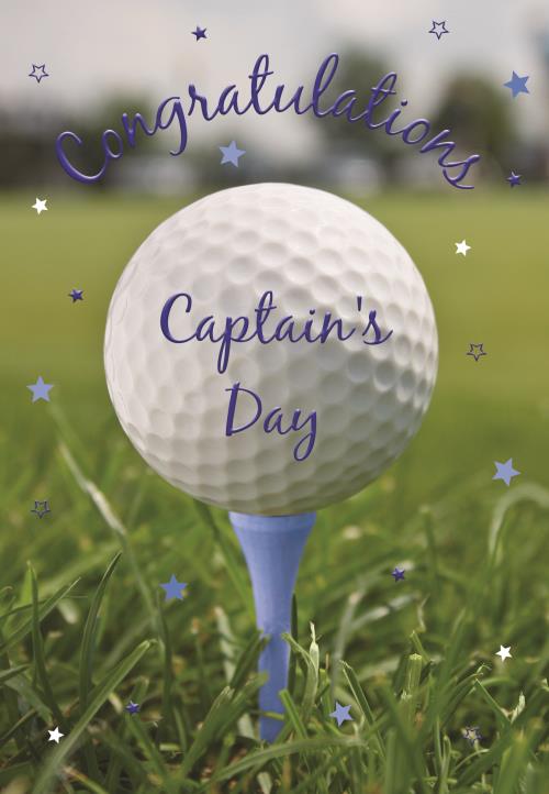 ICG Congratulations Golf Captains Day Male Card