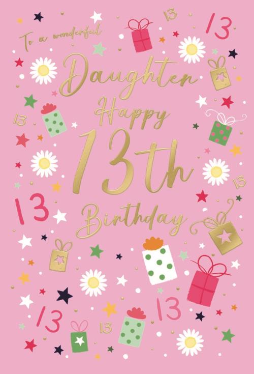 ICG Daughter 13th Birthday Card