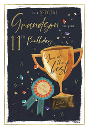 ICG Grandson 11th Birthday Card