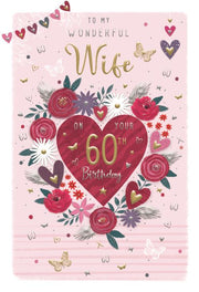 ICG Wife 60th Birthday Card