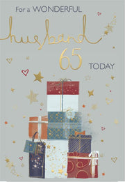 ICG Husband 65th Birthday Card
