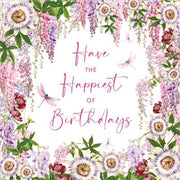Nigel Quiney Passion Flowers Birthday Card