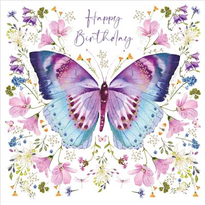 Nigel Quiney Butterfly Birthday Card