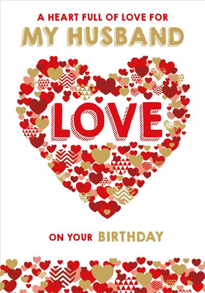 Nigel Quiney Husband Birthday Card