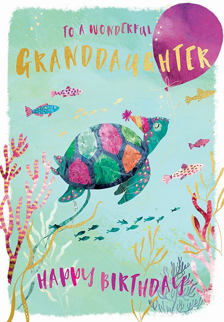 Ling Designs Granddaughter Birthday Card