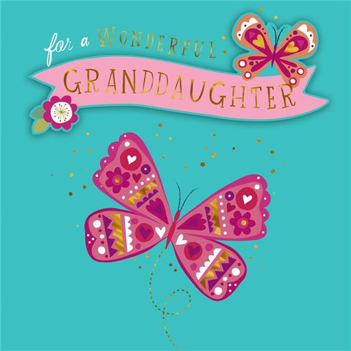 Hallmark Granddaughter Birthday Card