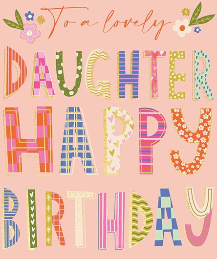 Ling Design Daughter Birthday Card
