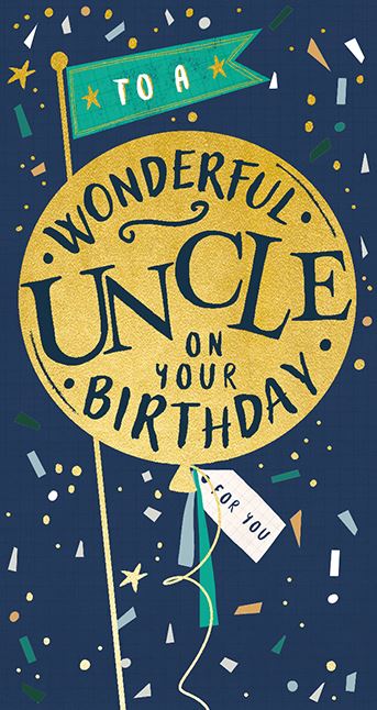 Ling Design Uncle Birthday Card