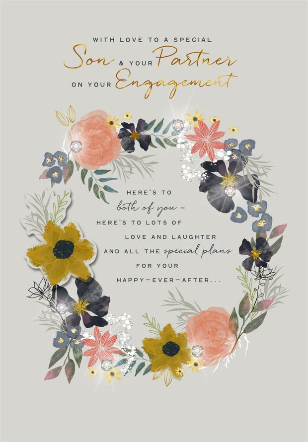 Hallmark Son & Partner Engagement Card