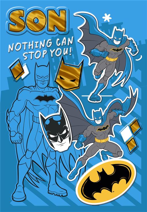 Hallmark Batman Son Birthday Card