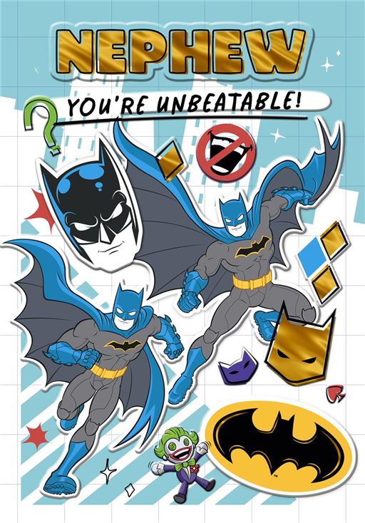 Hallmark Batman Nephew Birthday Card
