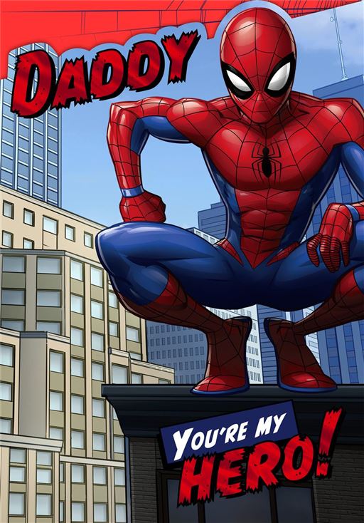Hallmark Spiderman Daddy Birthday Card
