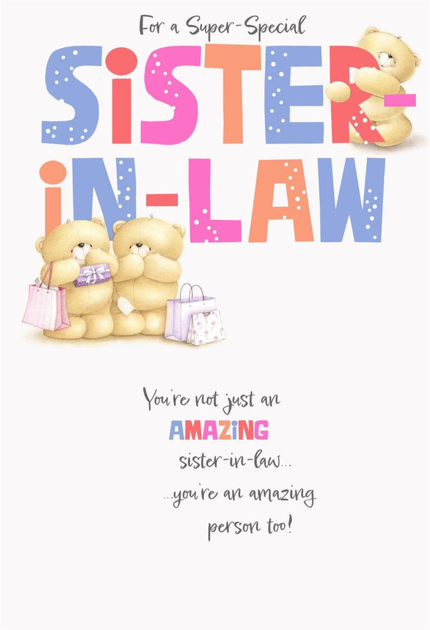 Hallmark Forever Friends Sister In Law Birthday Card