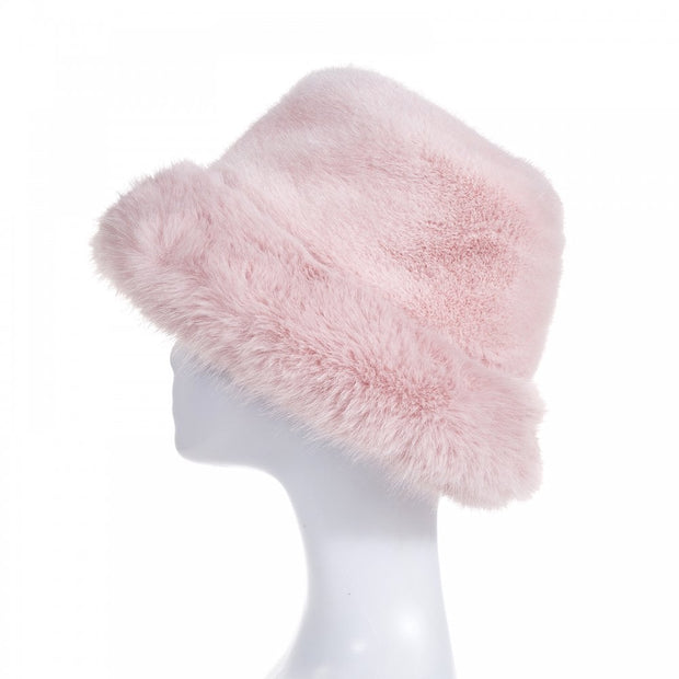 Pink Faux Fur Hat*