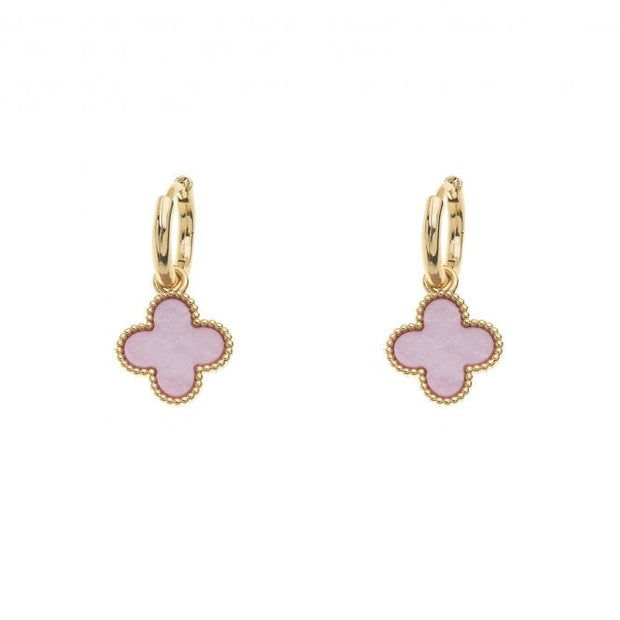 Gold Plated Pink Earrings*