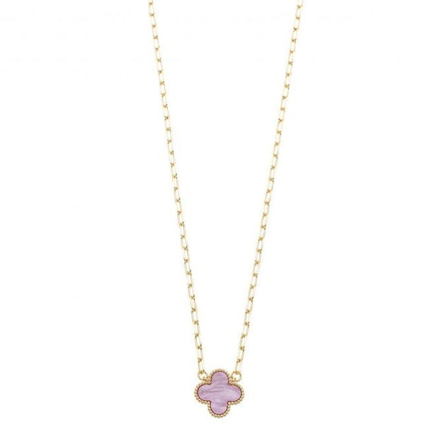 Gold Plated Pink Necklace*