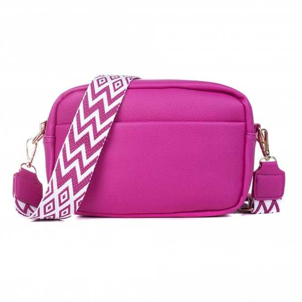 Hot Pink PU Camera Bag*