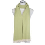 Accessories By Park Lane Lime Chevron Scarf