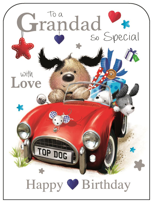 Jonny Javelin Great Grandad Birthday Card