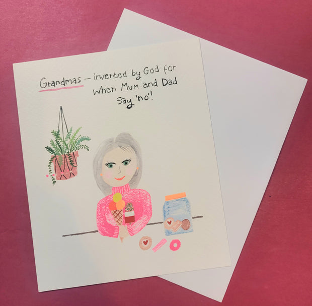 Paper Salad Grandma Birthday Card