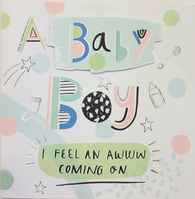 Hallmark Baby Boy Card