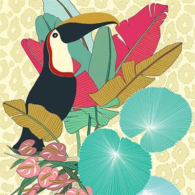 Paper Rose Turnowsky Toucan Blank Card
