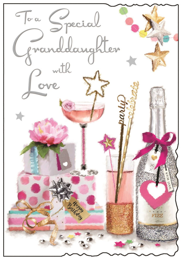 Jonny Javelin Granddaughter Birthday Card