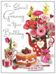 Jonny Javelin Granny Birthday Card