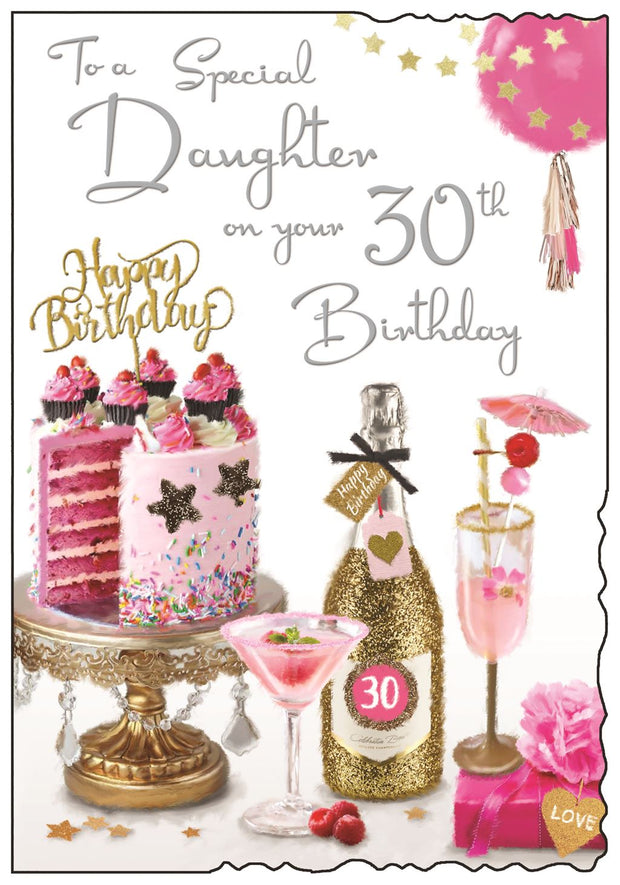 Jonny Javelin Daughter 30th Birthday Card
