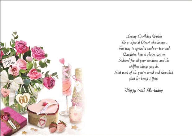 Jonny Javelin Daughter 60th Birthday Card