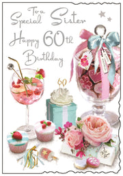 Jonny Javelin Sister 60th Birthday Card