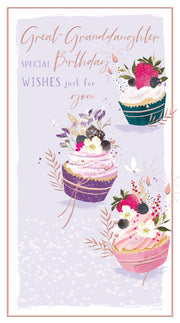 ICG Great Granddaughter Birthday Card