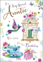 Jonny Javelin Auntie Birthday Card