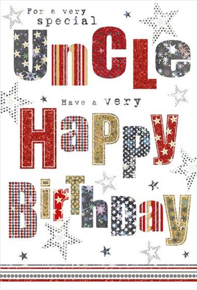 Nigel Quiney Uncle Birthday Card