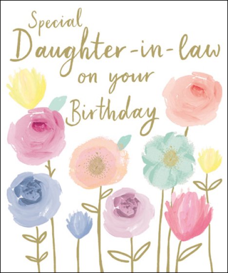 Woodmansterne Daughter in Law Birthday Card