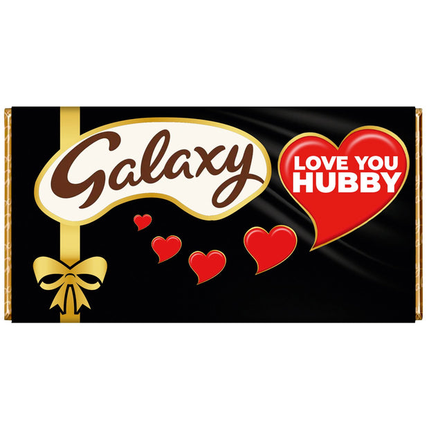 Galaxy "Love You Hubby" Bar 100g