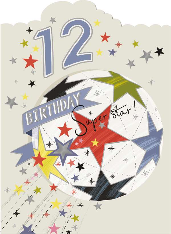 Noel Tatt 12th Birthday Card