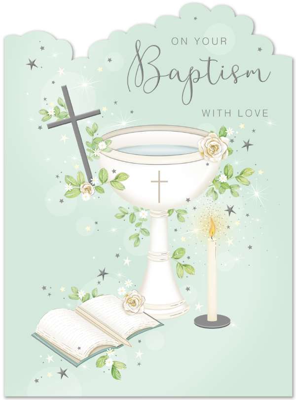 Noel Tatt Baptism Card