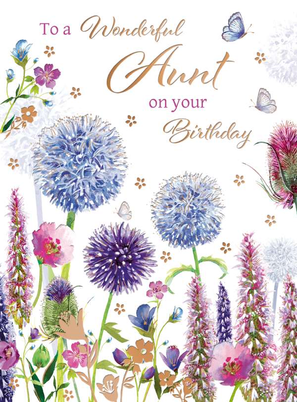 Noel Tatt Aunt Birthday Card*