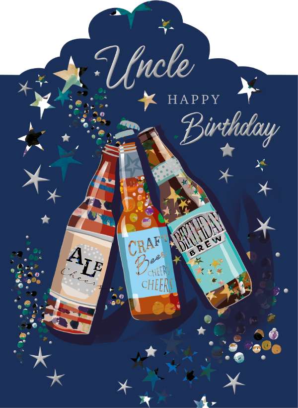 Noel Tatt Uncle Birthday Card*