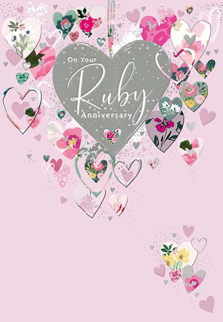 Noel Tatt Your Ruby Anniversary Card