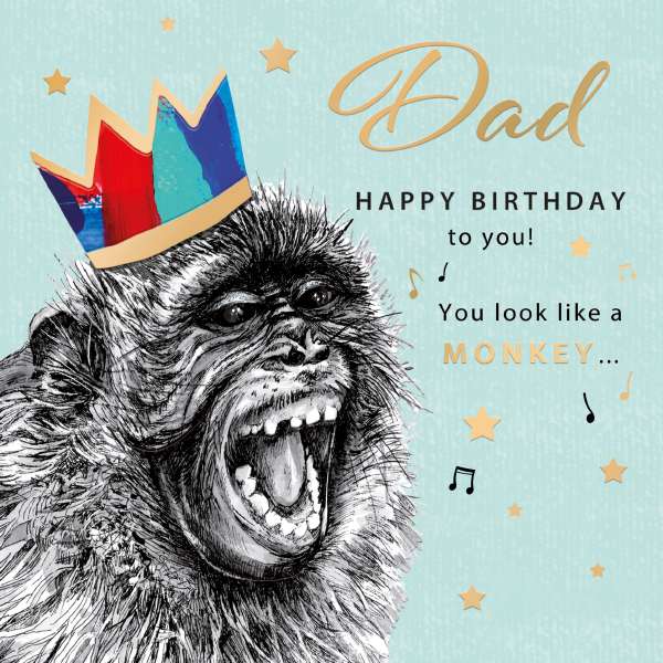Noel Tatt Dad Birthday Card*