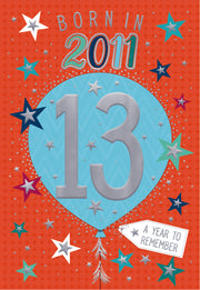 ICG 13th Birthday In 2024 Card
