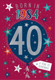 ICG 40th Birthday in 2024 Card