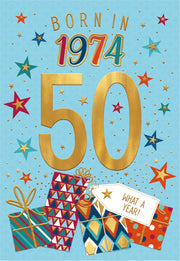 ICG 50th Birthday in 2024 Card